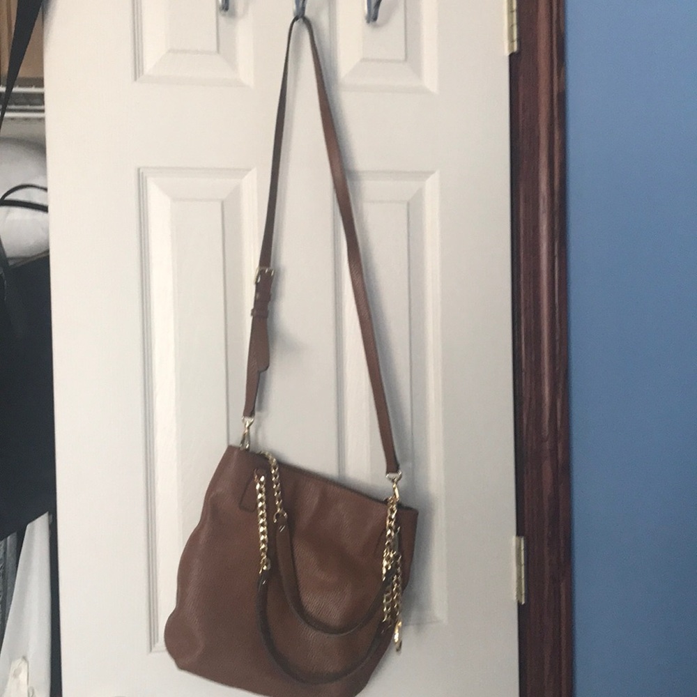 Tan Michael Kors crossbody